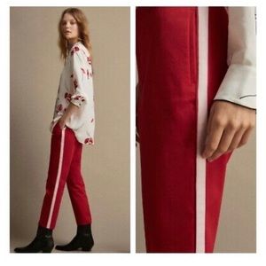 Chinos with side stripes